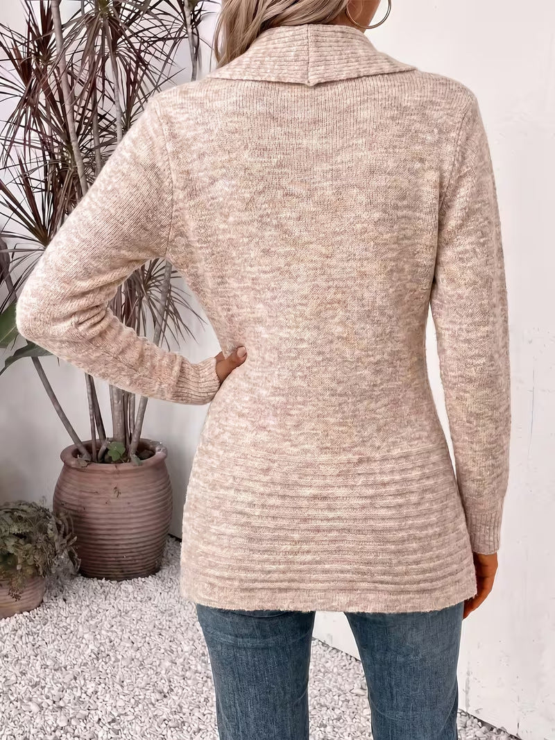 ✨Women's Casual Double-Breasted Knit Cardigan – Elegant Casual Layer For Cosy Everyday Style 🤍