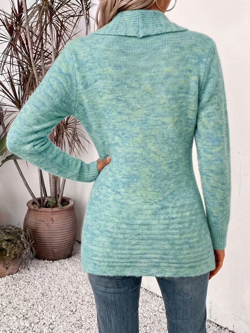 ✨Women's Casual Double-Breasted Knit Cardigan – Elegant Casual Layer For Cosy Everyday Style 🤍